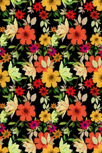 600961-cp原创手绘时尚花卉