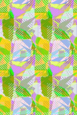 不规则几何印花华亿平台图片