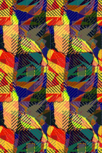 600971-cp抽象网格条纹拼接