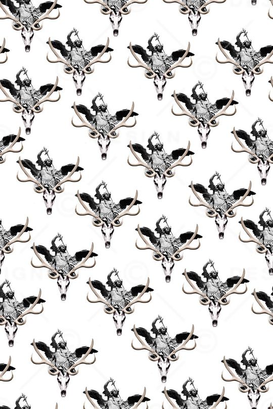 鹿角印花华亿平台图片