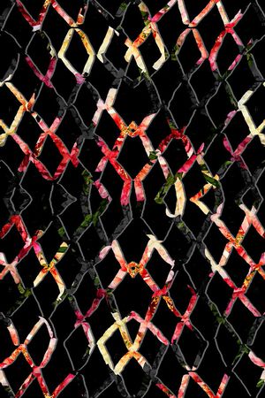 抽象男装花印花华亿平台图片