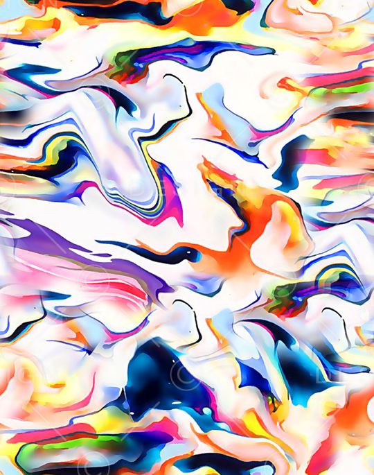 水彩笔刷纹理印花华亿平台图片