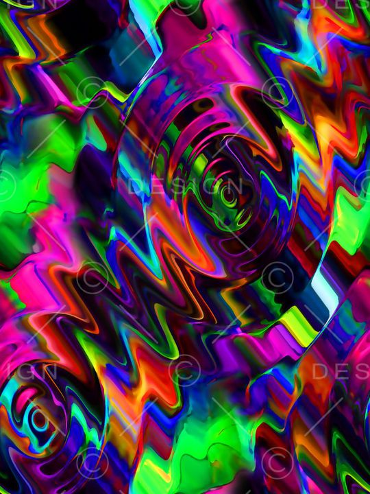 水波纹理印花华亿平台图片