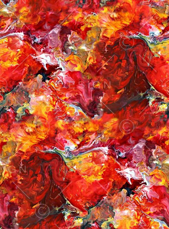 彩色自然岩石印花华亿平台图片