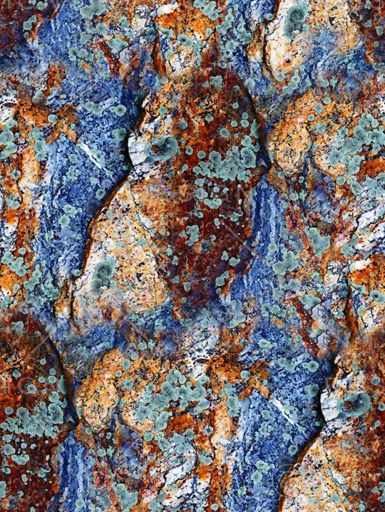 艺术岩石印花华亿平台图片