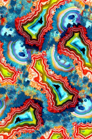 艺术岩石印花华亿平台图片