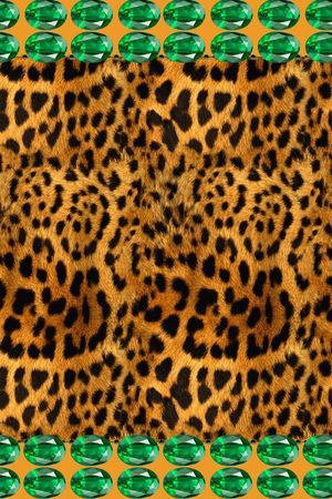 豹纹印花华亿平台图片