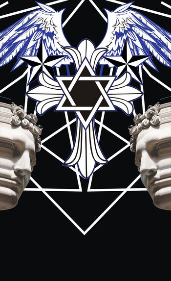 大牌　十字架　石膏印花华亿平台图片