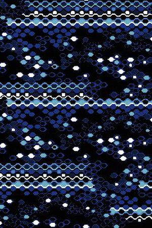 单边定位几何印花华亿平台图片