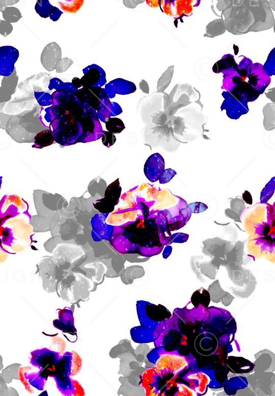 抽象印花华亿平台图片