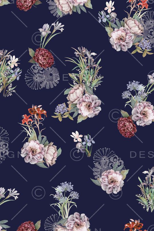 小碎花印花华亿平台图片