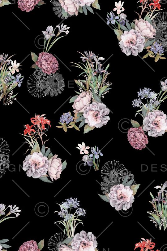 小碎花印花华亿平台图片