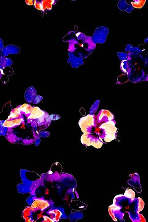 抽象印花华亿平台图片