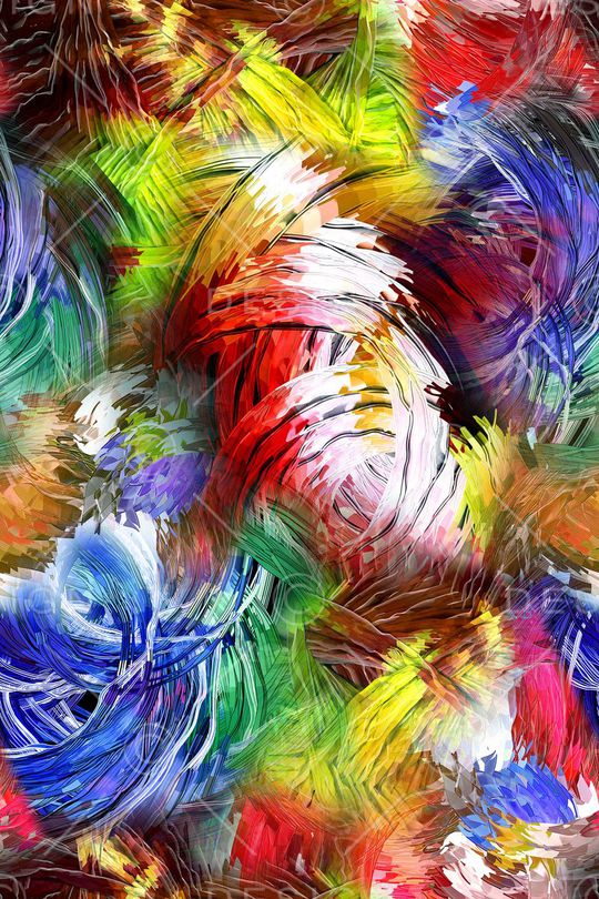 抽象印花华亿平台图片