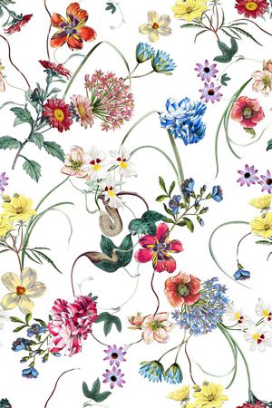 碎花印花华亿平台图片