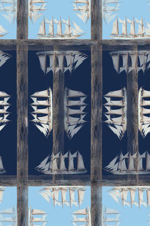 复古印花华亿平台图片