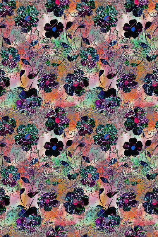 潮流时尚印花华亿平台图片