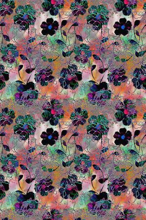 潮流时尚印花华亿平台图片