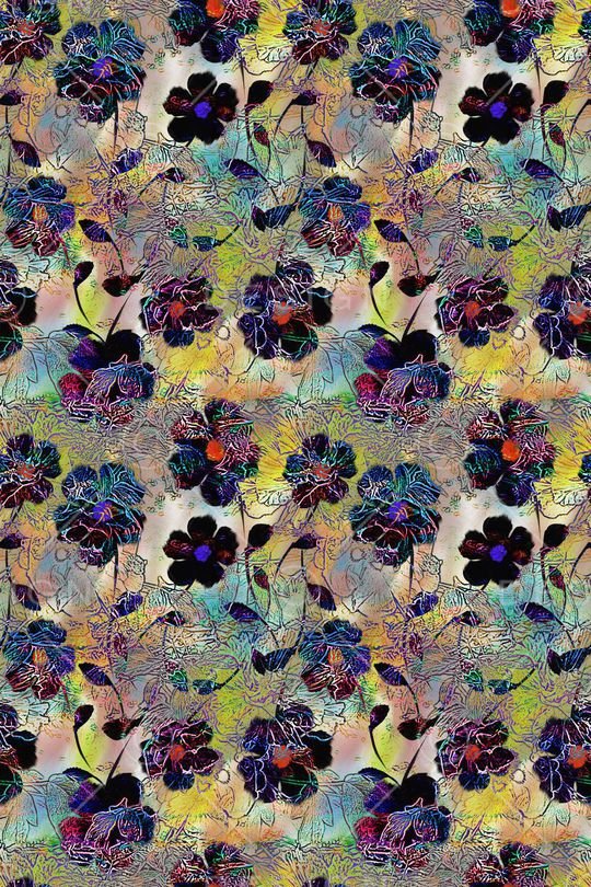 潮流时尚印花华亿平台图片