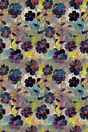 潮流时尚印花华亿平台图片