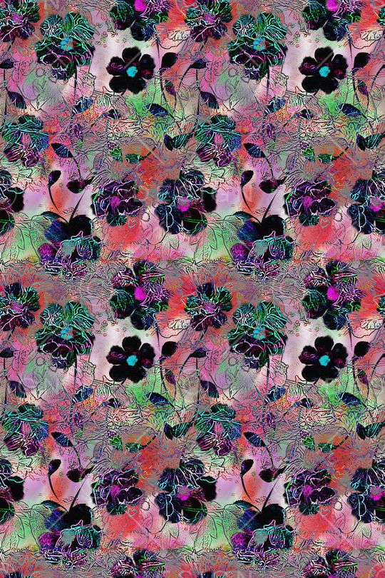 潮流时尚印花华亿平台图片