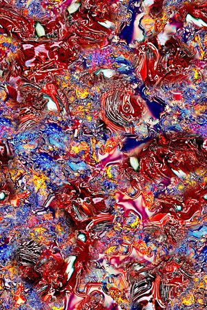 彩色画印花华亿平台图片