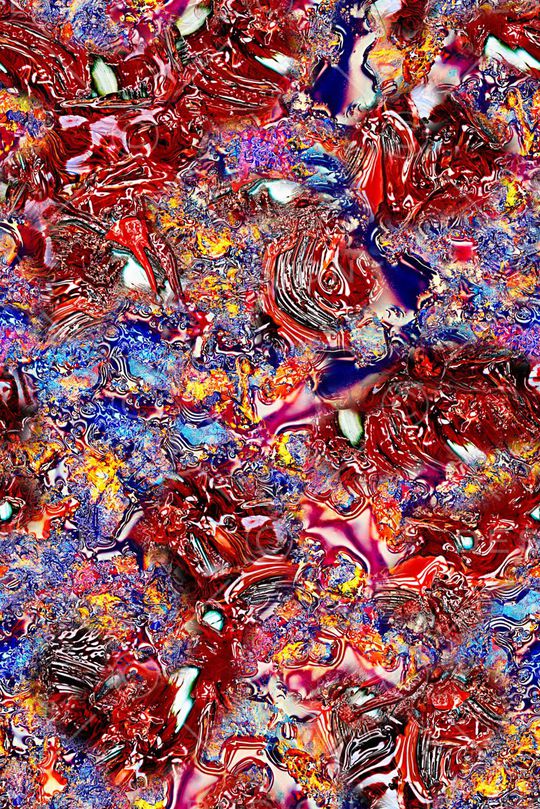 彩色画印花华亿平台图片