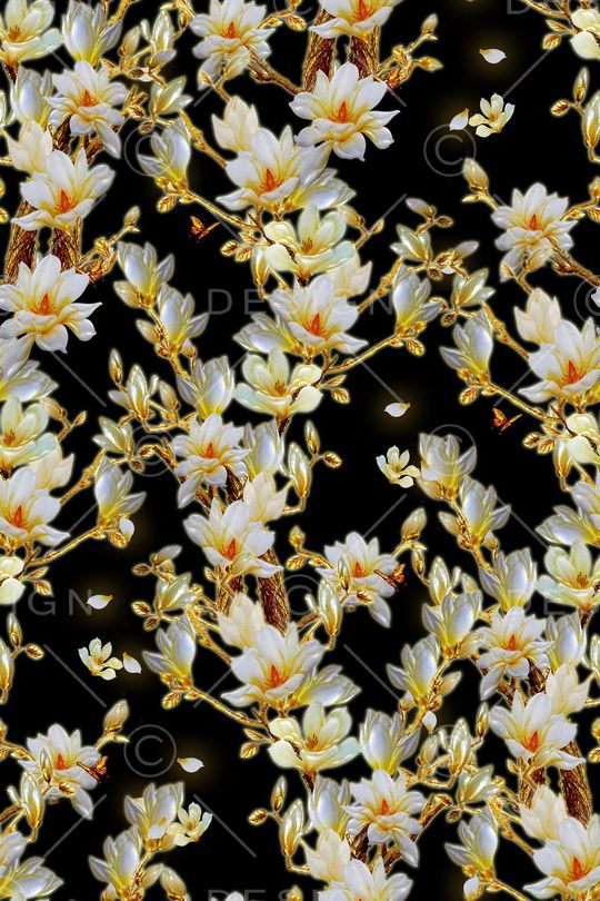 兰花印花华亿平台图片