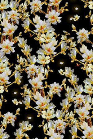 兰花印花华亿平台图片