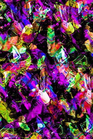 抽象色彩印花华亿平台图片