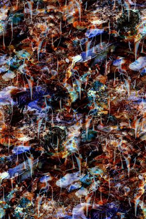 抽象色彩印花华亿平台图片