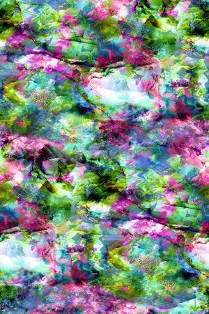 抽象色彩印花华亿平台图片