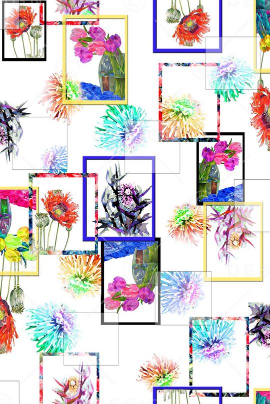 几何印花华亿平台图片