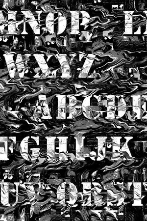 抽象男装印花华亿平台图片