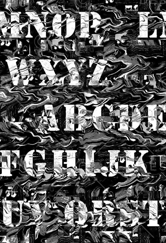 抽象男装印花华亿平台图片