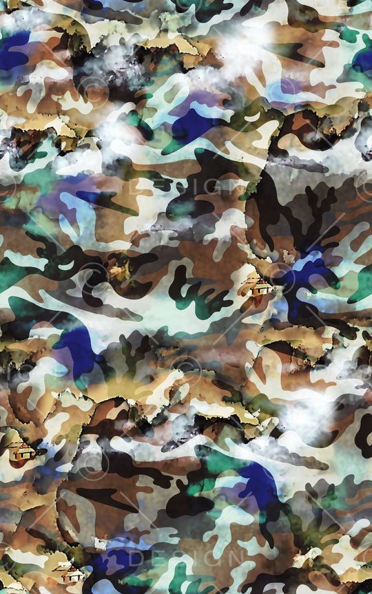 抽象男装印花华亿平台图片