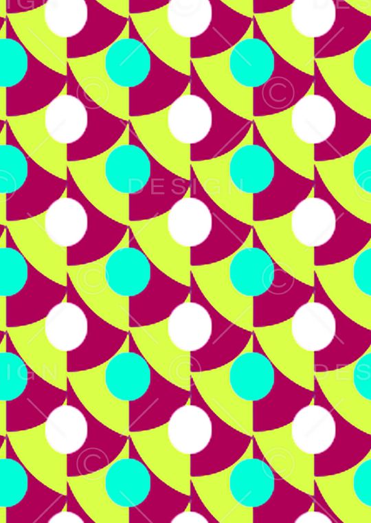 几何圆点印花华亿平台图片