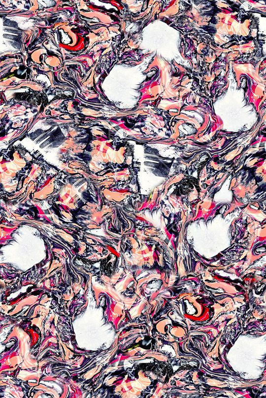 手绘地表抽象印花印花华亿平台图片