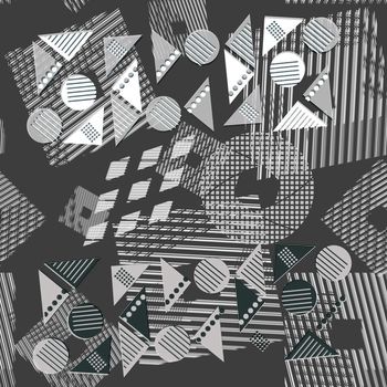 602066-复古空间几何纹概念四方