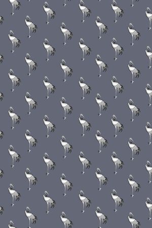 丹顶鹤印花华亿平台图片