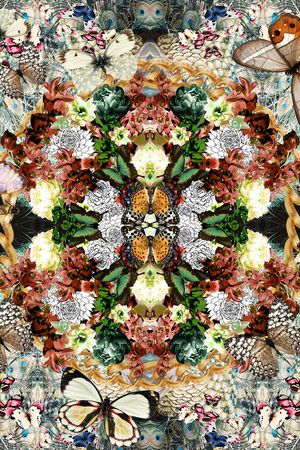 花朵印花华亿平台图片