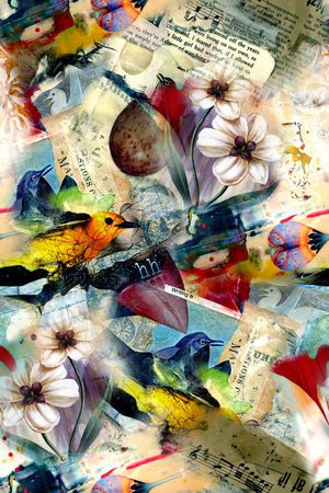 抽象印花华亿平台图片