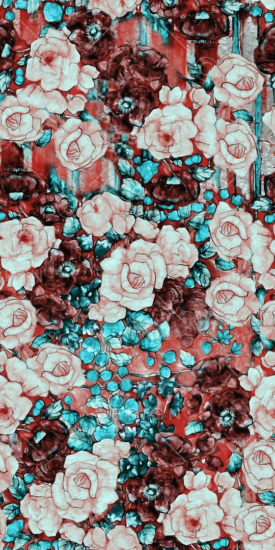 手绘印花华亿平台图片