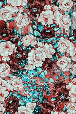 手绘印花华亿平台图片