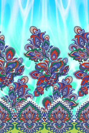 佩斯利印花华亿平台图片