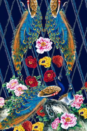 民族风印花华亿平台图片