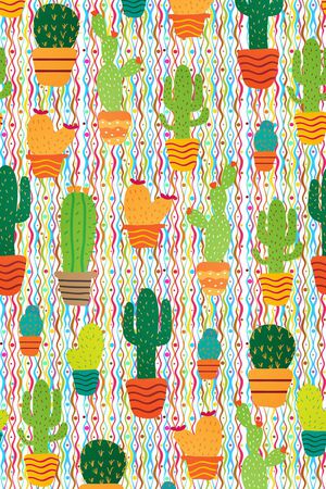 仙人掌印花华亿平台图片