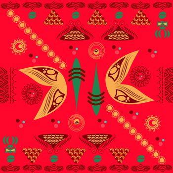 新古典时尚摩登泰式宝藏纹印花华亿平台图片