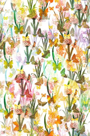 水彩印花华亿平台图片