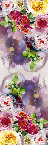 水彩印花华亿平台图片